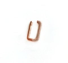 Taşlı Gümüş KIkırdak Küpe