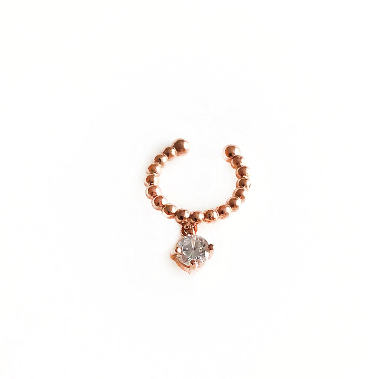 Tktaş Gümüş Kıkırdak Küpe