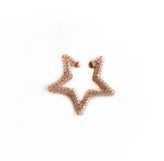 Taşlı Yıldız Kıkırdak Küpe