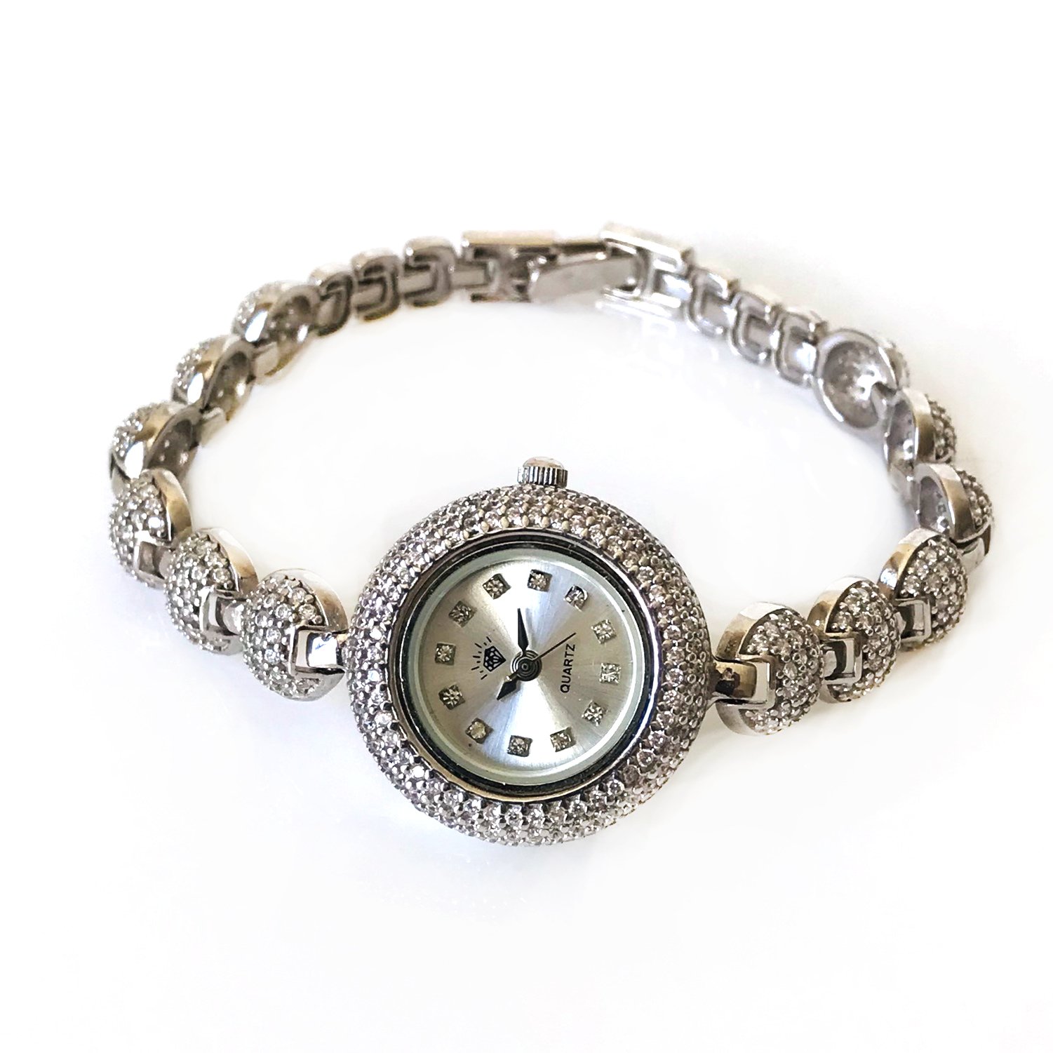 Taşlı Gümüş Saat