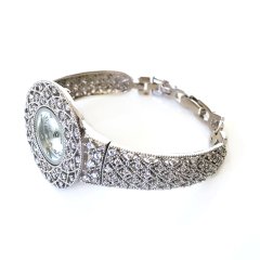 Taşlı Gümüş Saat