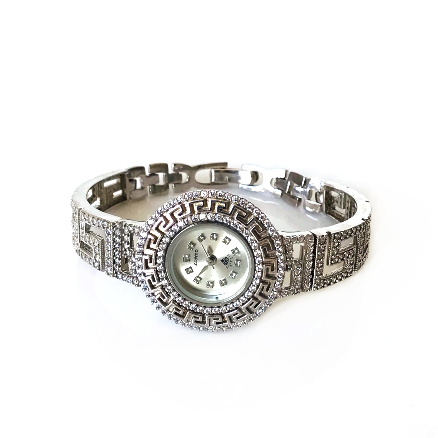 Taşlı Gümüş Saat