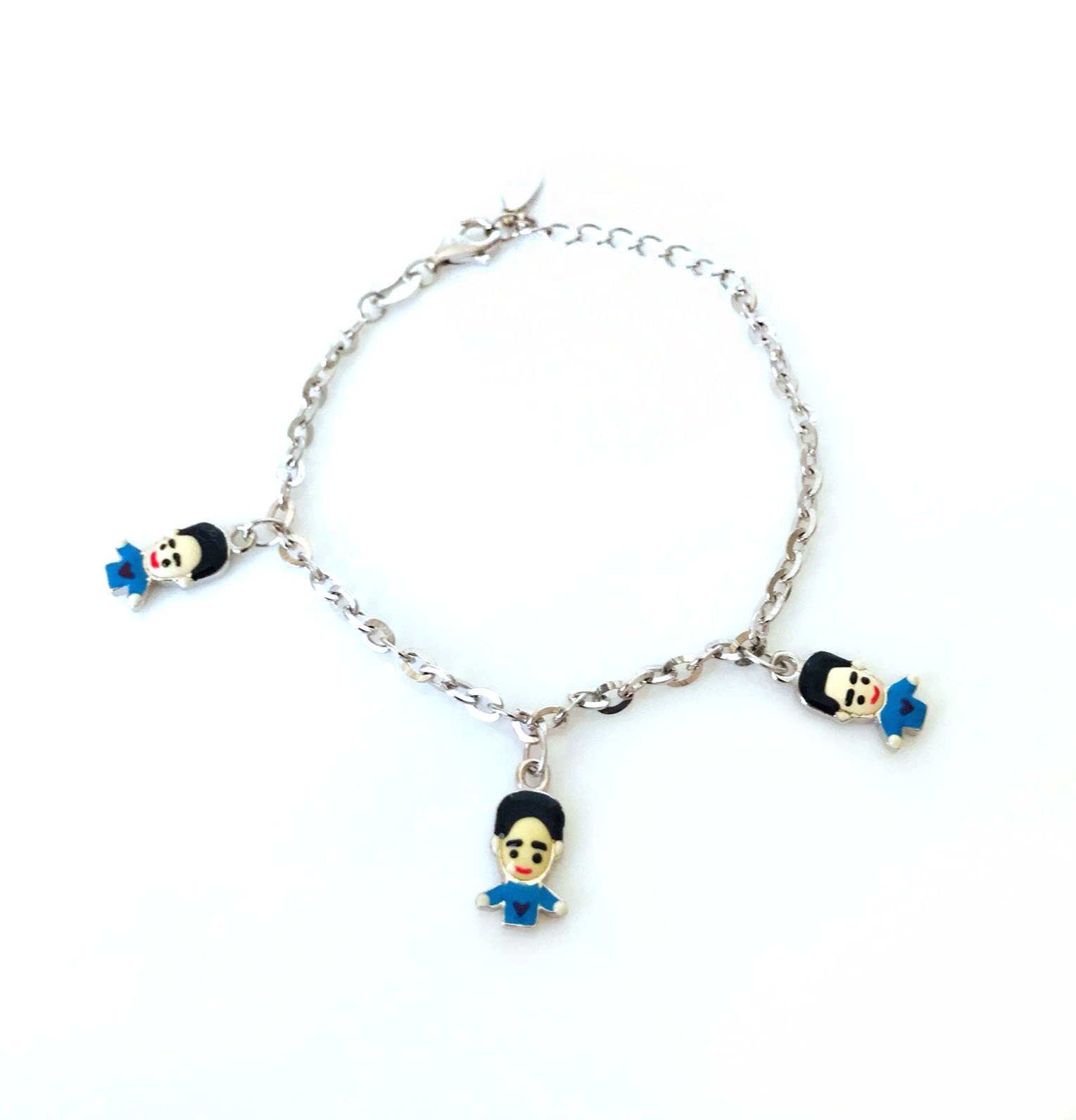 Bebek Sallantılı Gümüş Çocuk Halhal