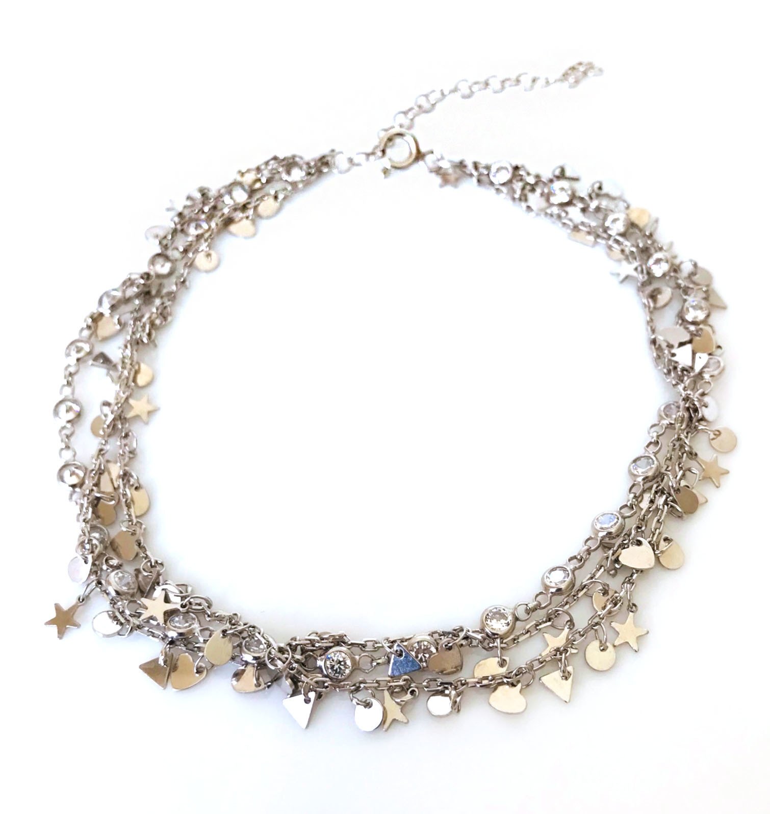 Pullu Gümüş Halhal