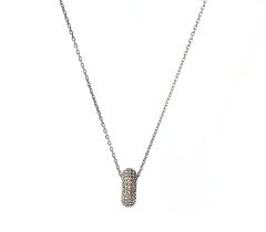 Halka Gümüş Kolye