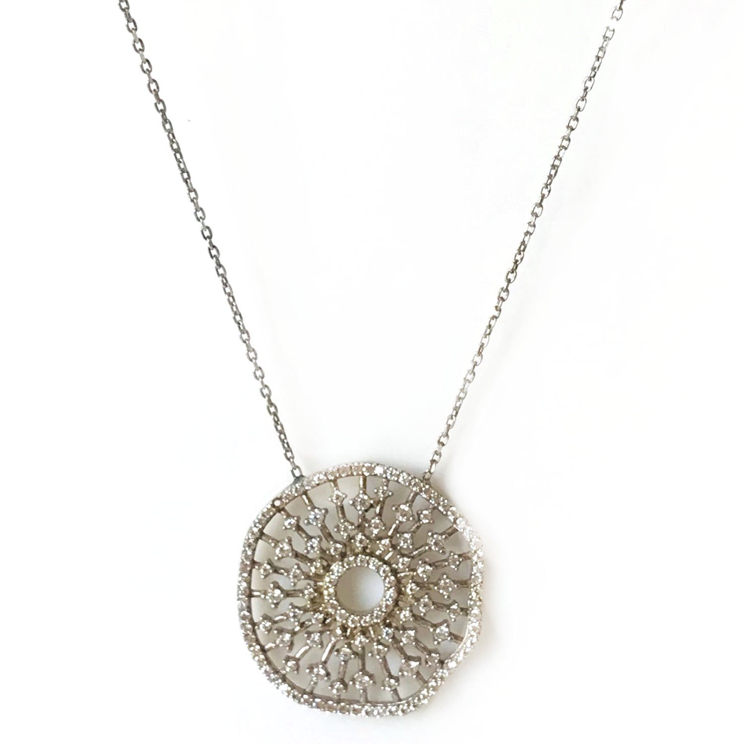 Taşlı Gümüş Kolye