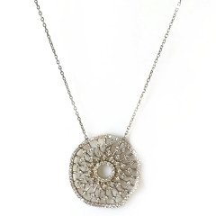 Taşlı Gümüş Kolye