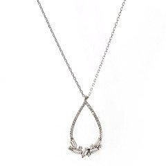 Taşlı Gümüş Kolye