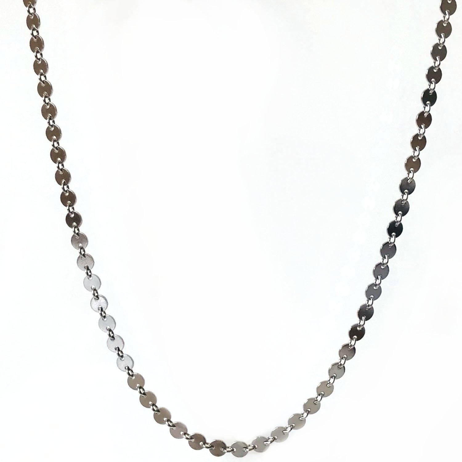 Pullu Gümüş Kolye