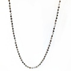 Küp Kesim Gümüş Kolye