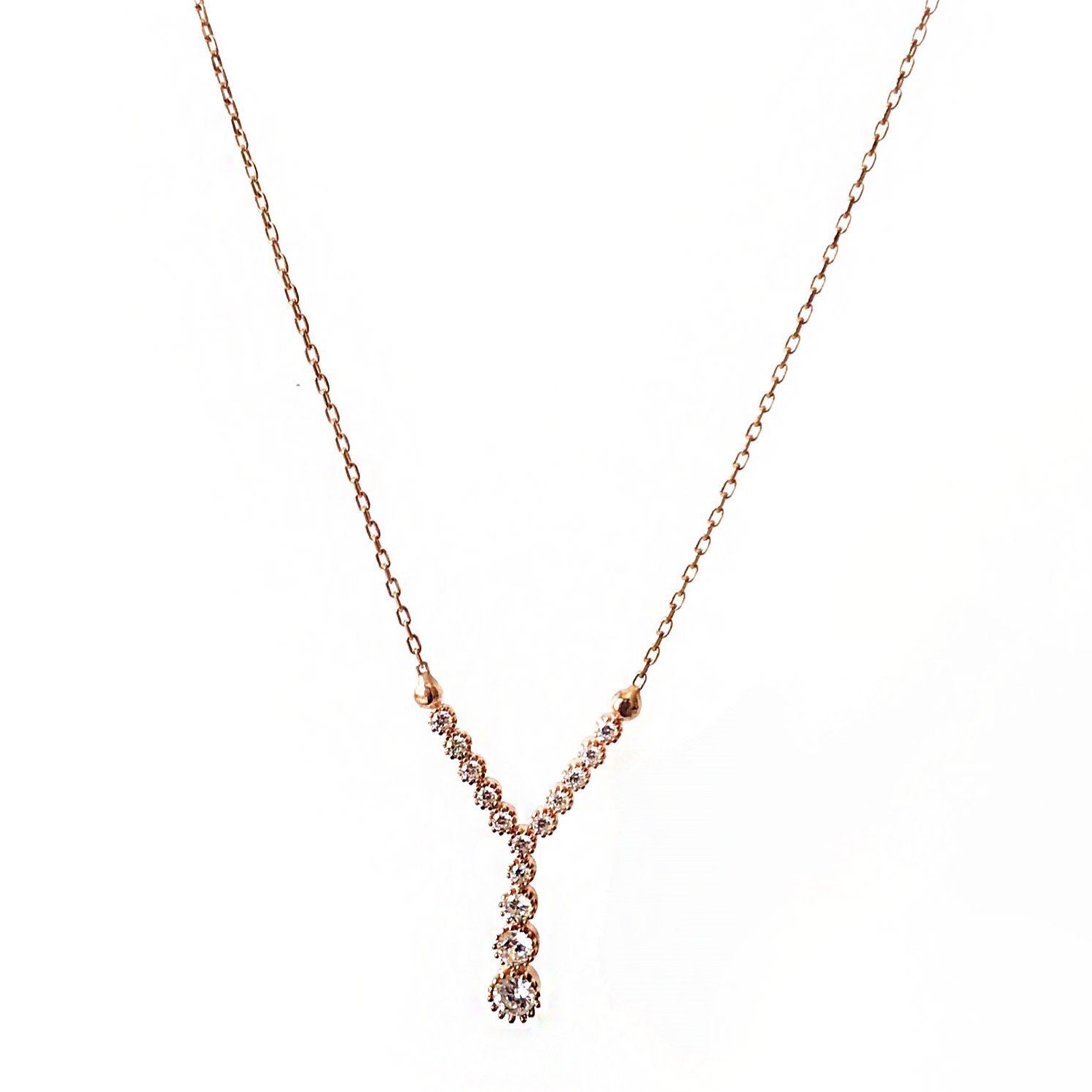 Taşlı Gümüş Kolye