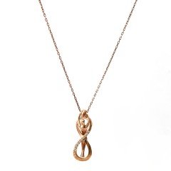 Sonsuz Aşk Gümüş Kolye