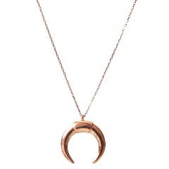 Hilal Gümüş Kolye