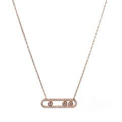 Taşlı Gümüş Kolye