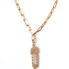 Anahtar Gümüş Kolye