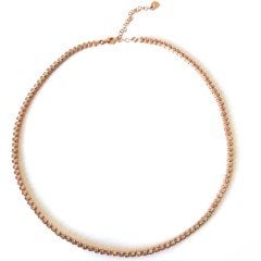 Montür Taşlı Gümüş Kolye