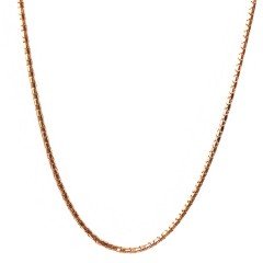 Bölme Detaylı Gümüş Zincir Kolye