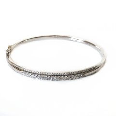 Taşlı Gümüş Bileklik