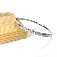 Taşlı Gümüş Bileklik