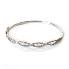 Taşlı Gümüş Bileklik