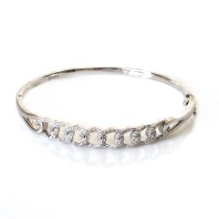 Taşlı Gümüş Bileklik