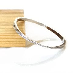 Taşlı Gümüş Bileklik