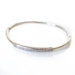 Taşlı Gümüş Bileklik