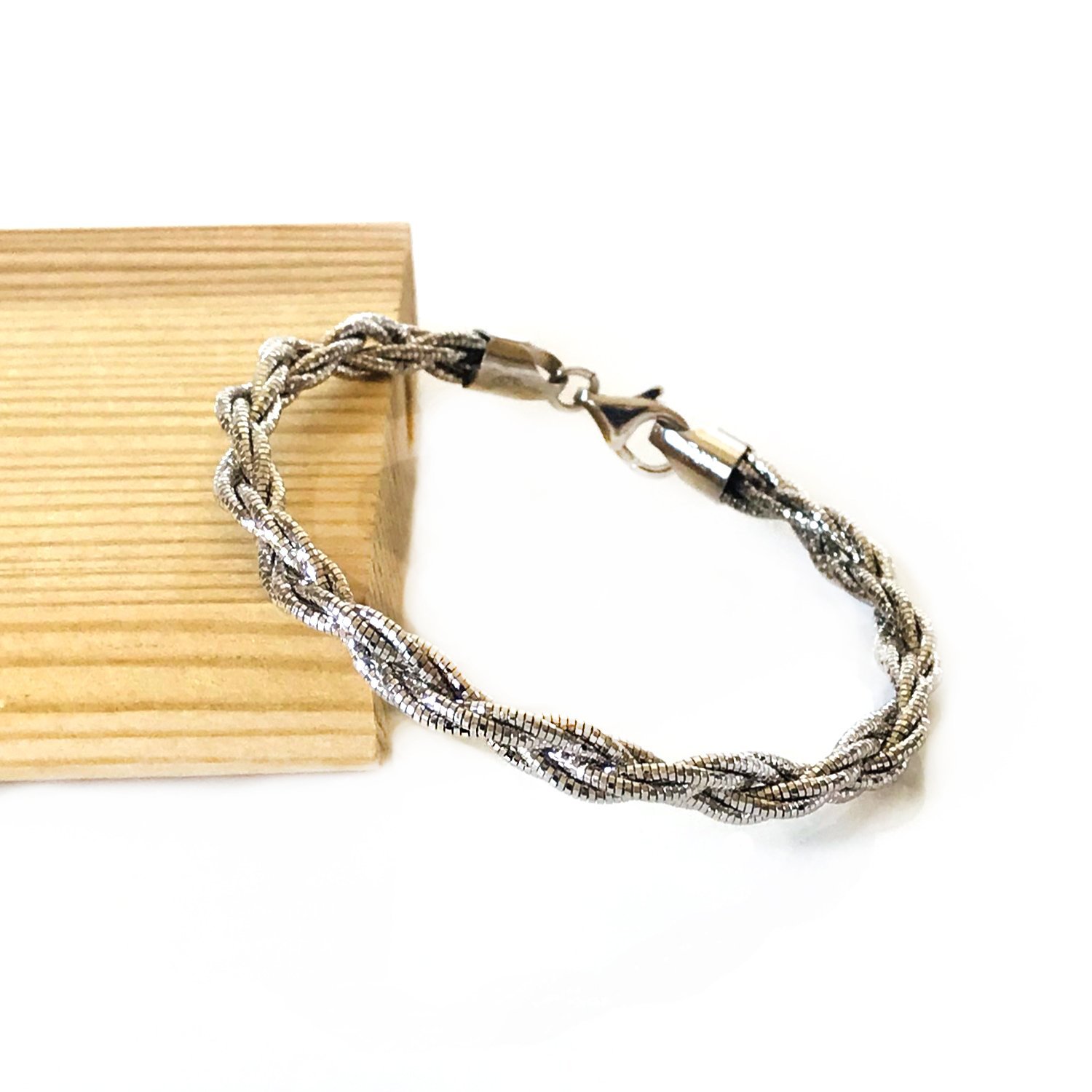 Sarmal Zincir Gümüş Bileklik