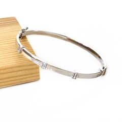 Taşlı Gümüş Bileklik