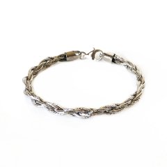 Sarmal ZincirGümüş Bileklik