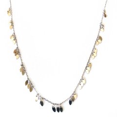 Arpa Pullu Gümüş Kolye