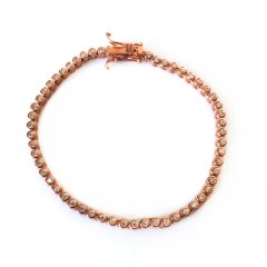 Montür Taşlı Gümüş Bileklik