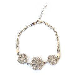 Kar Tanesi Gümüş Bileklik