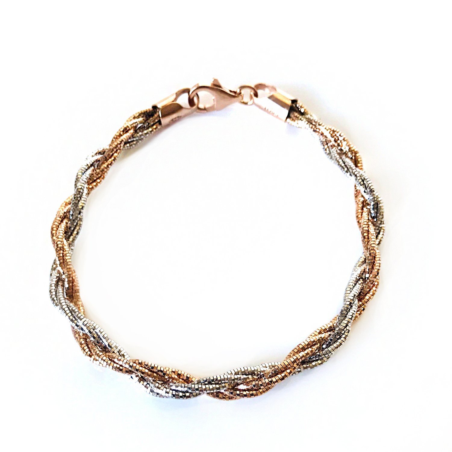 Sarmal Zincir Model Gümüş Bileklik