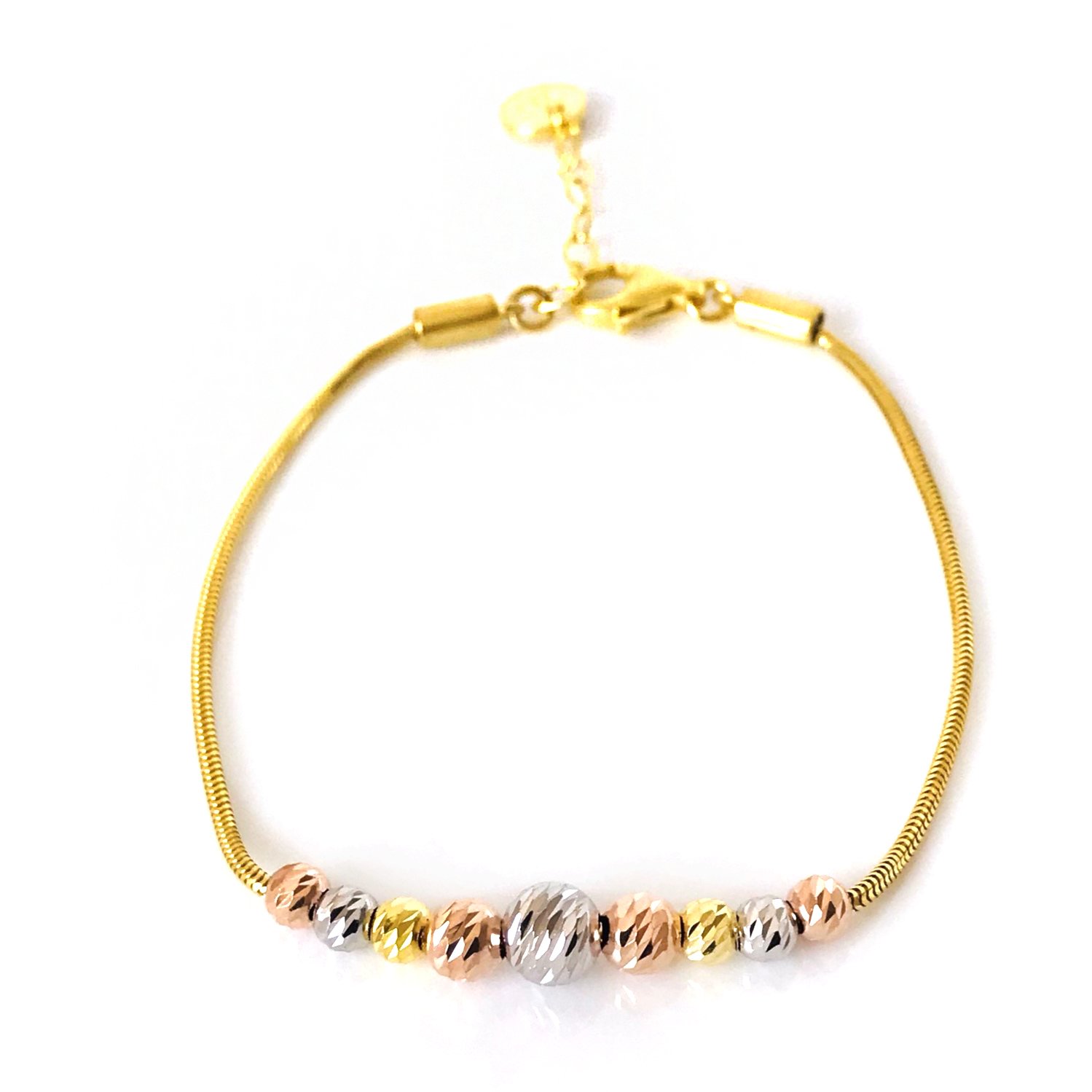 Toplu Gold Renk Gümüş Bileklik