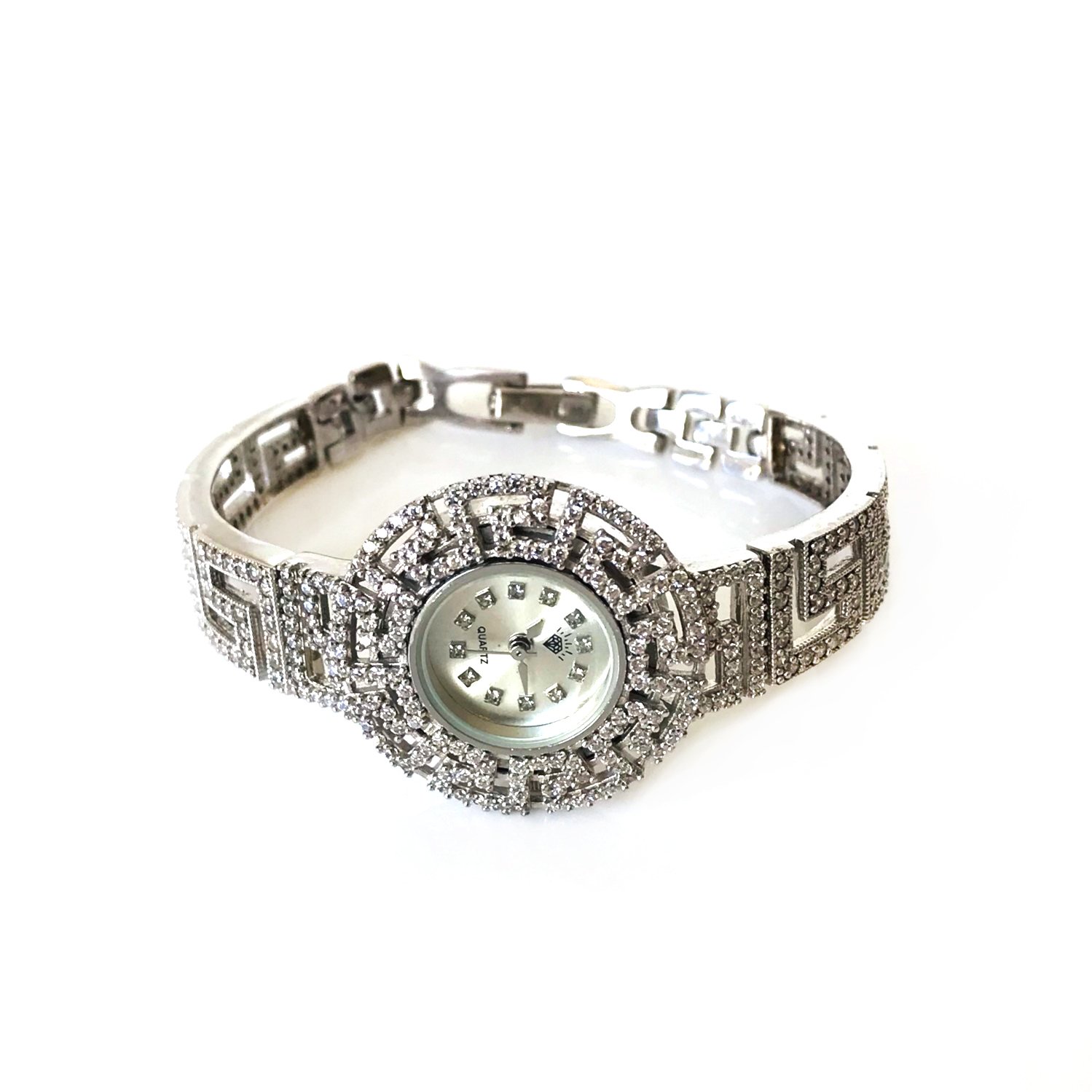 Taşlı Gümüş Saat