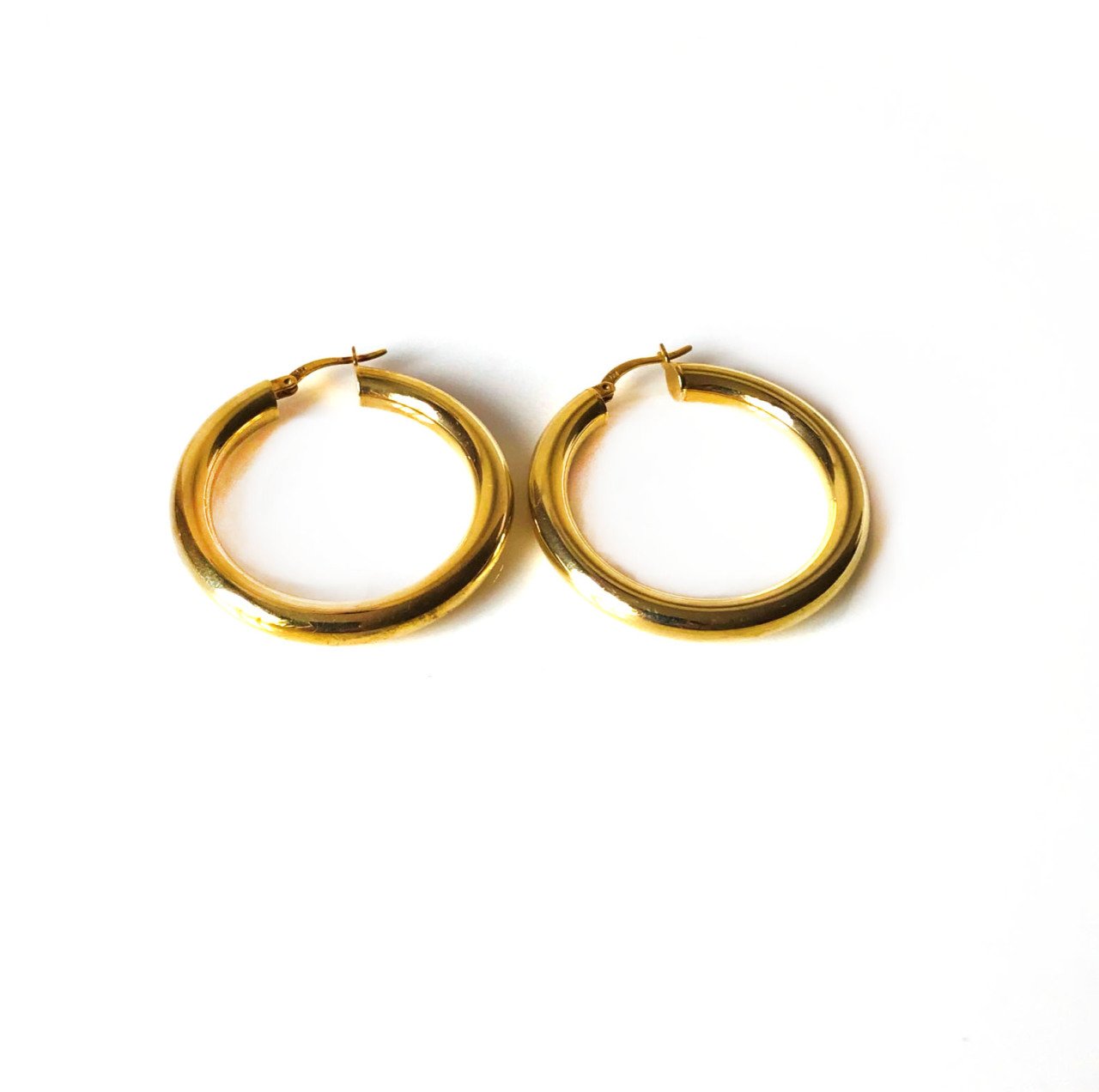 Halka Gold Gümüş Küpe