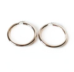 Halka Gümüş Küpe