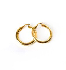 Gold Renk Halka Küpe