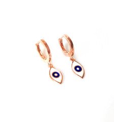 Beyaz Damla Gümüş Küpe