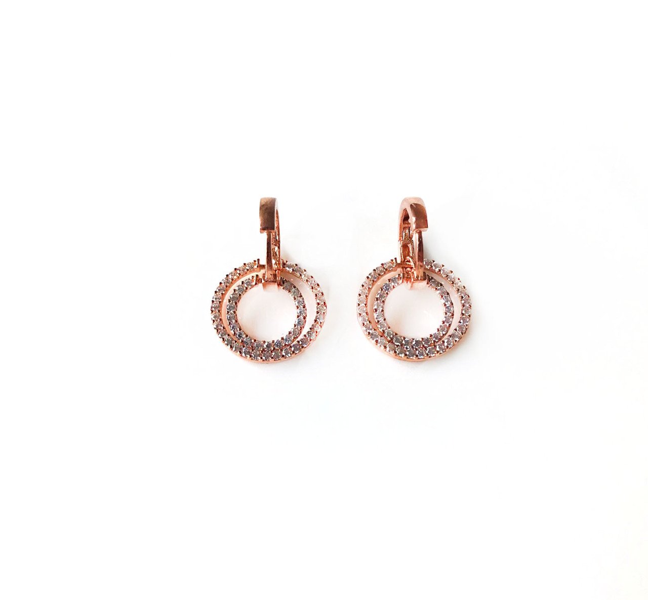 Taşlı Gümüş Küpe